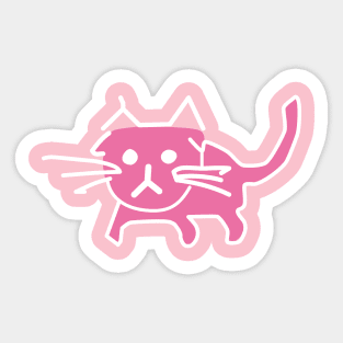 Ertappte Katze Sticker